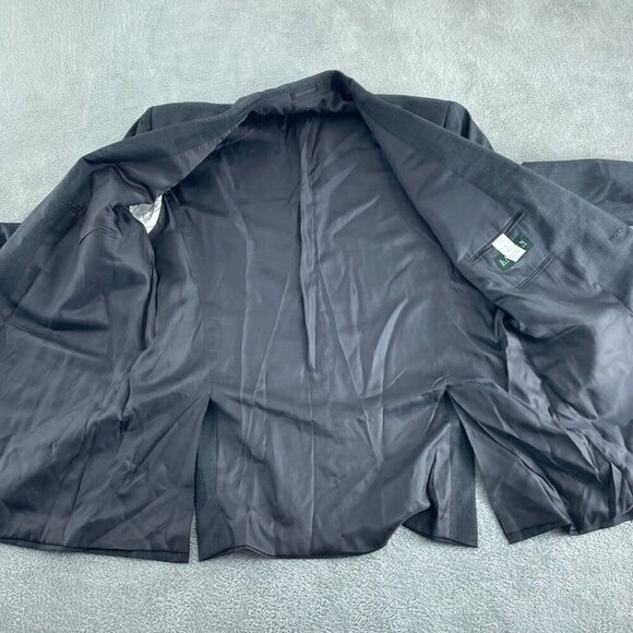 Lauren Ralph Lauren Mens Wool Blazer Jacket 50L Gray 3869 - Picture 2 of 9